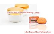 Skin lightening, Whitening by Sancia Herbal Cream and Likas Papaya Soap