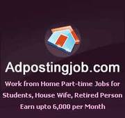 Part time online Job for Indian students and Housewives, Retired Perso
