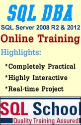  EXCELLENT PROJECT ORIENTED ONLINE REALTIME TRAINING ON SQL Server 201