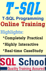  COMPLETE PRACTICAL TRAINING ON T-SQL AND SQL SERVER BASICS