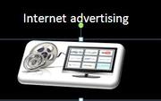 Internet advertising through online video creation service