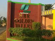 High living villa plots for gated community at Golden Valley .