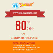 Krackerkart offering you Standard fireworks crackers with 80% Discount