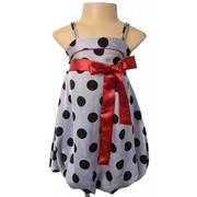 Beautiful Dotted Bubble Party Dress for your Princess