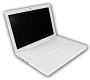 Apple MacBook white Rental Hyderabad Front Row interface and remote