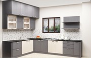 L Shaped Modular Kitchen Online In India