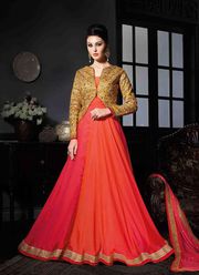 Handwork Georgette Gown at 40 persent Discount