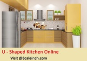 Buy U Shaped Modular Kitchen Bangalore Online From Scaleinch