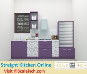 Buy Affordable Straight Line Modular Kitchen - Call 7676760041