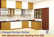 Buy L – Shaped Modular Kitchens Designs Online From Scaleinch