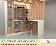 bar cabinets for home India - Starting From 8K