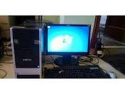 Desktop available dual core w, ith LCD monitor just 10, 000rs 