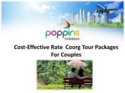 Enjoy Your Honeymoon With Coorg Honeymoon Packages