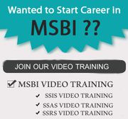  MSBI Best Video Training @ SQL School