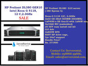 HP Proliant DL380 GEN10 Xeon G 5118 , 12 C,  2.3GHz on sale