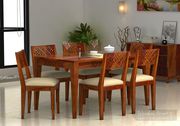 Big Sale!! Buy solid wood dining table set online @ Low Price
