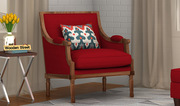 Get Up to 55% OFF on solid wood Accent Chairs at Wooden Street