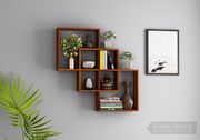 Check Out !! Get Wall Shelves Online Up to 55% Off - Wooden Street