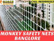 Monkey safety nets free installation in bangalore