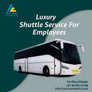 Employee Shuttle Transportation Services In Bangalore | Luxury Transpo