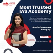 Get admissions for IAS classes with the Best IAS coaching in Bangalore