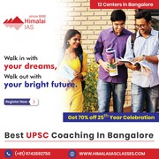 Start your UPSC Career with Himalai,  Best UPSC coaching in Bangalore