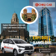 Explore Bangalore City at Your Own Pace with Chiku Cab's Innova Car fo