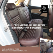 Best  Faux Leather car seat covers manufacturer in Bangalore