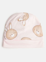 Buy Girls Pink Printed Pure Cotton Baby Cap Online from Chicco India..