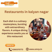  Restaurants in kalyan nagar