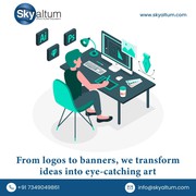 Get Stunning Visuals with Skyaltum - Graphic Design Company Bangalore