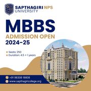 MBBS in Sapthagiri College and NPS University @9830818808