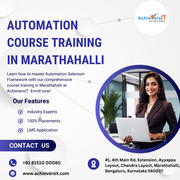 Automation Course Training in Marathahalli - AchieversIT