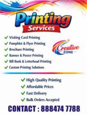 Creative Zone | Visiting Cards Flyers Brochure Printing Done  | Call N