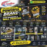Printing Services for Under one roof for Gym Fitness Center 